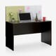 Luka Desk with White Board Marker and Pin Up Board (Flowery Wenge)